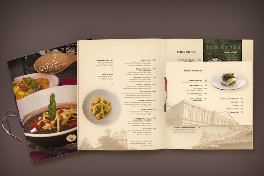 Menú restaurante La Chimenea, en San Cristóbal
